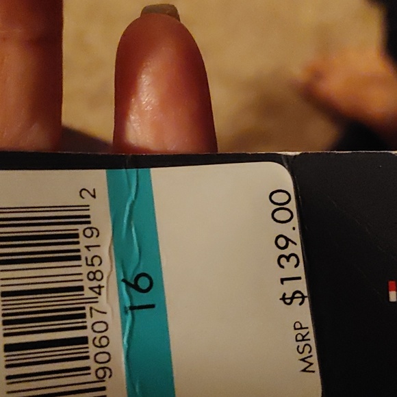 Tommy Hilfiger scuba crepe wide leg jumpsuit size 16 NWT - Picture 9 of 10